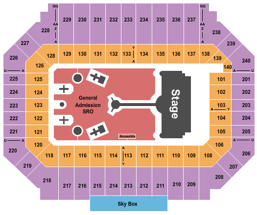 Stanford Stadium Coldplay Seating Chart